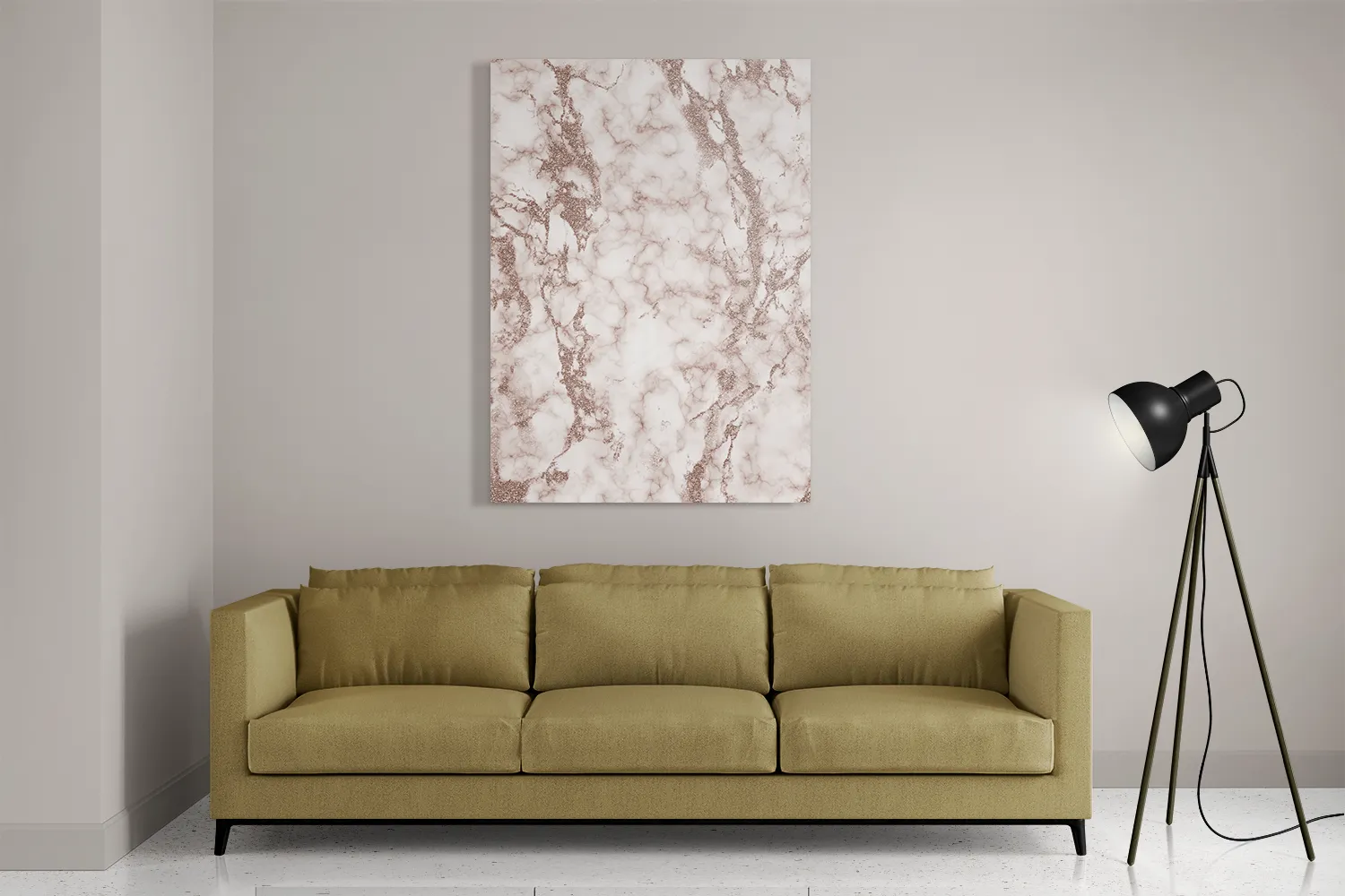 Schilderij Basis Marmer Look Bruin Rechthoek Verticaal Template DB 50 70 Verticaal Marmer 2 2