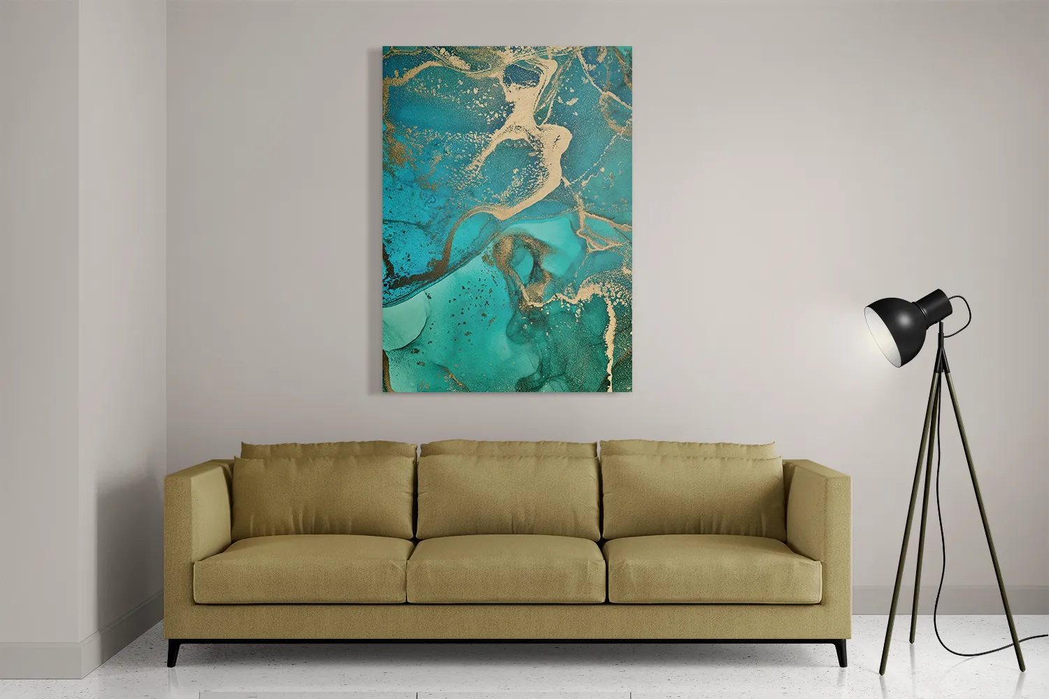 Schilderij Marmer Look Colored 03 Rechthoek Verticaal Template DB 50 70 Verticaal Marmer 23 2