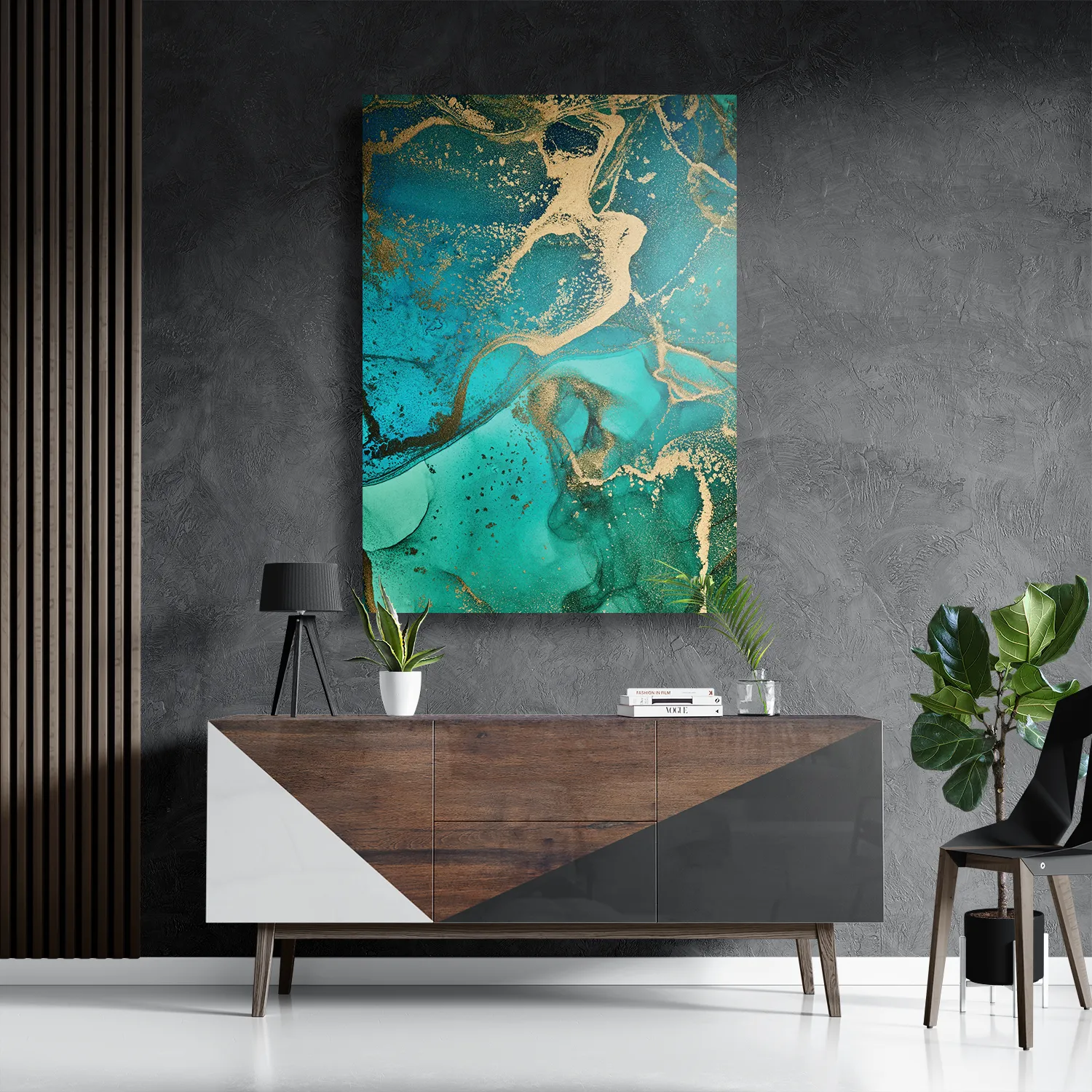 Schilderij Marmer Look Colored 03 Rechthoek Verticaal Template DB 50 70 Verticaal Marmer 23 3