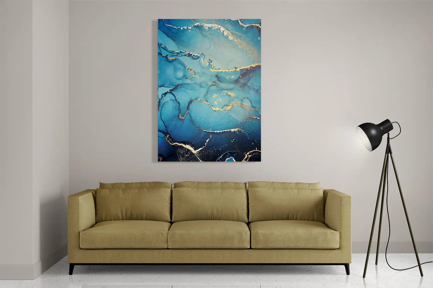 Schilderij Marmer Look Colored 010 Rechthoek Verticaal Template DB 50 70 Verticaal Marmer 33 2