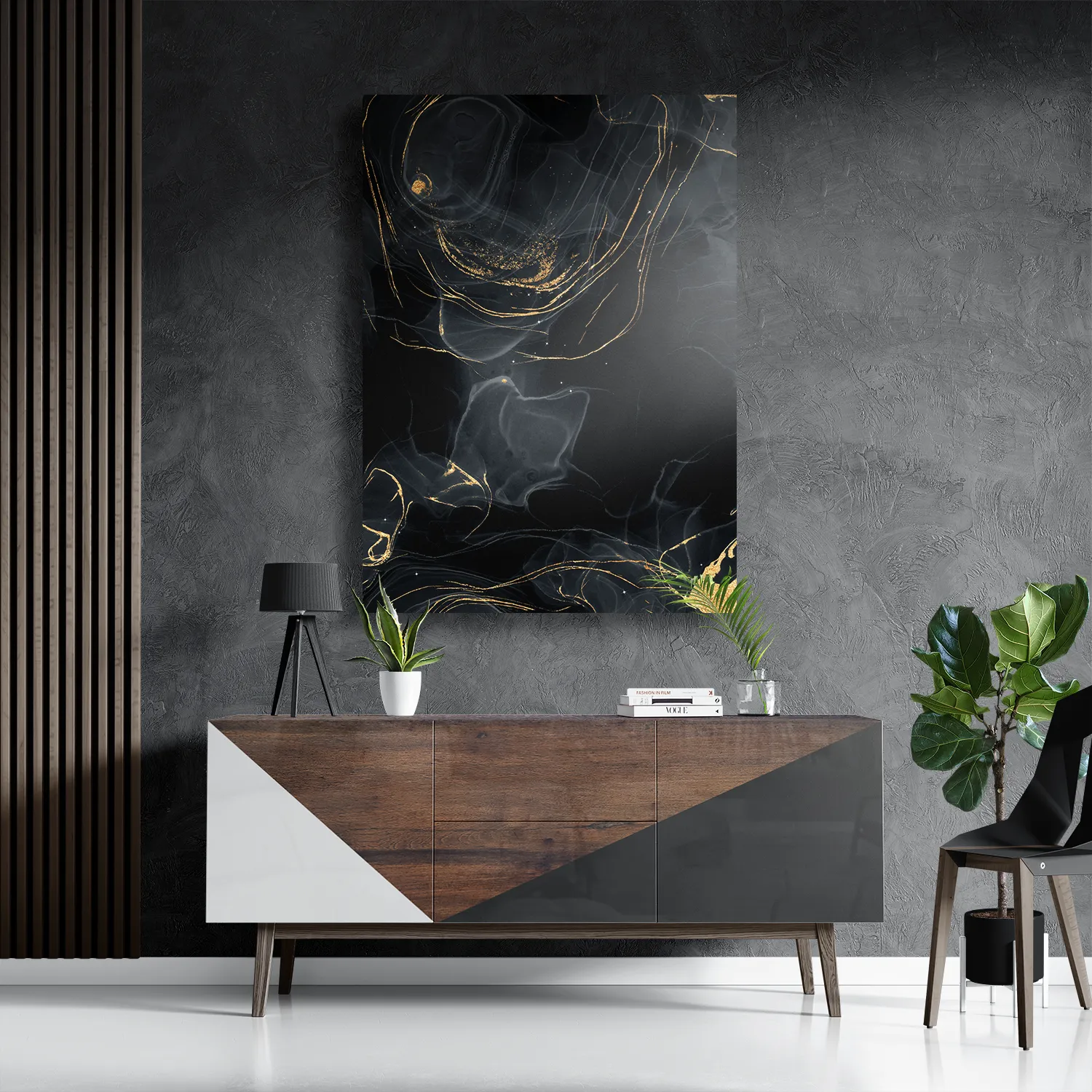 Template_DB_50-70_Verticaal_Marmer_8-3 Schilderij Abstract Marmer Look Zwart met Goud 01 Rechthoek Verticaal Template DB 50 70 Verticaal Marmer 8 3