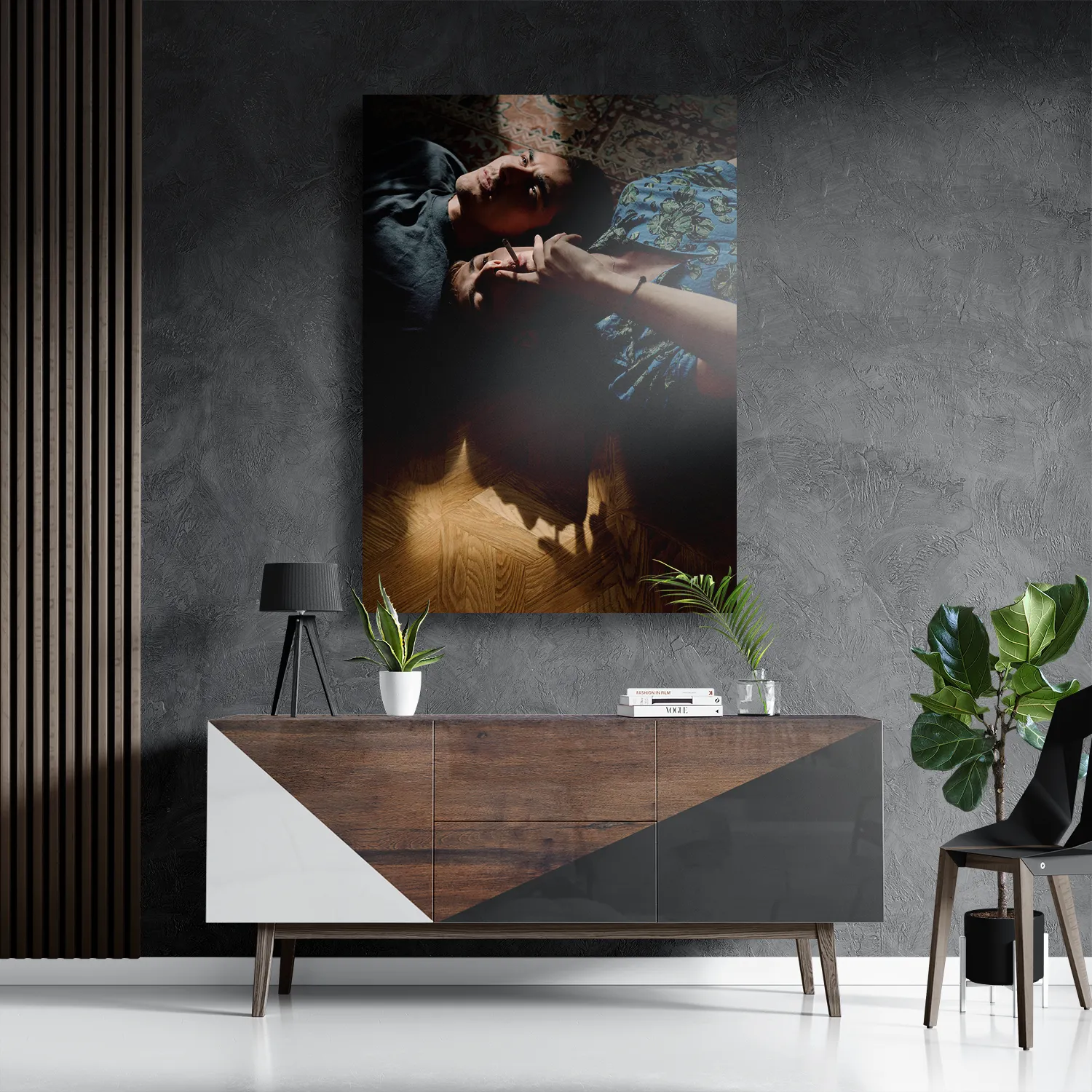 Template_DB_50-70_Verticaal_Mensen_11-3 Schilderij When the Smoke is Going up Rechthoek Verticaal Template DB 50 70 Verticaal Mensen 11 3