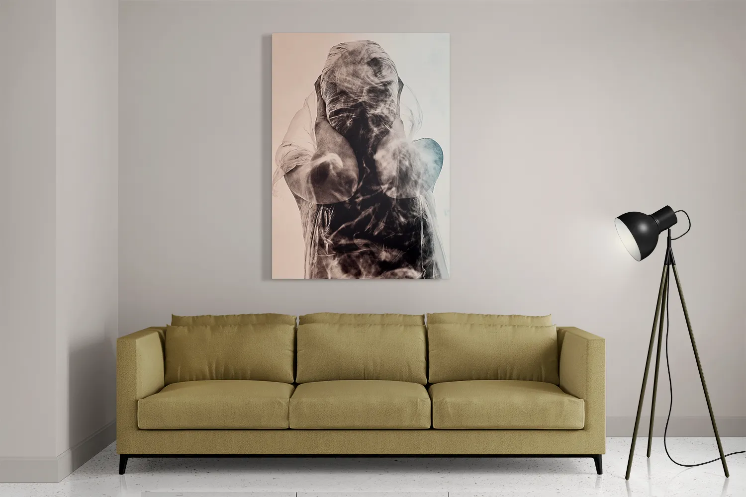 Schilderij Guess Who I am Rechthoek Verticaal Template DB 50 70 Verticaal Mensen 17 2
