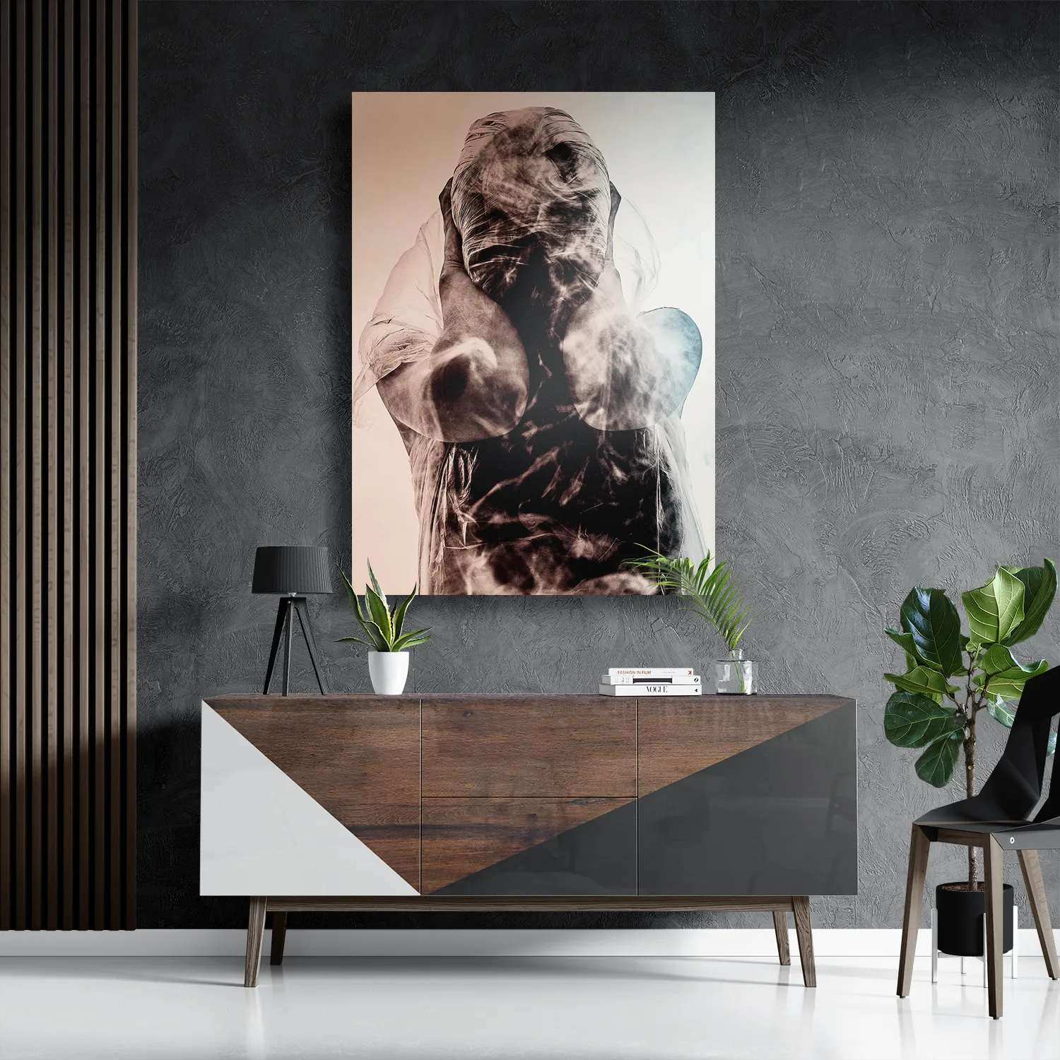 Schilderij Guess Who I am Rechthoek Verticaal Template DB 50 70 Verticaal Mensen 17 3
