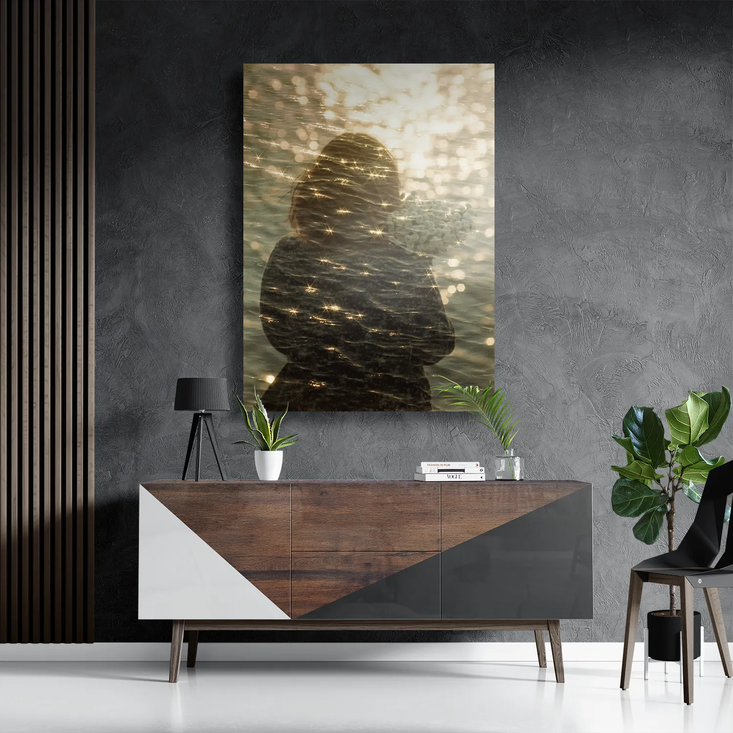 Schilderij De Verlichting Rechthoek Verticaal Template DB 50 70 Verticaal Mensen 27 3