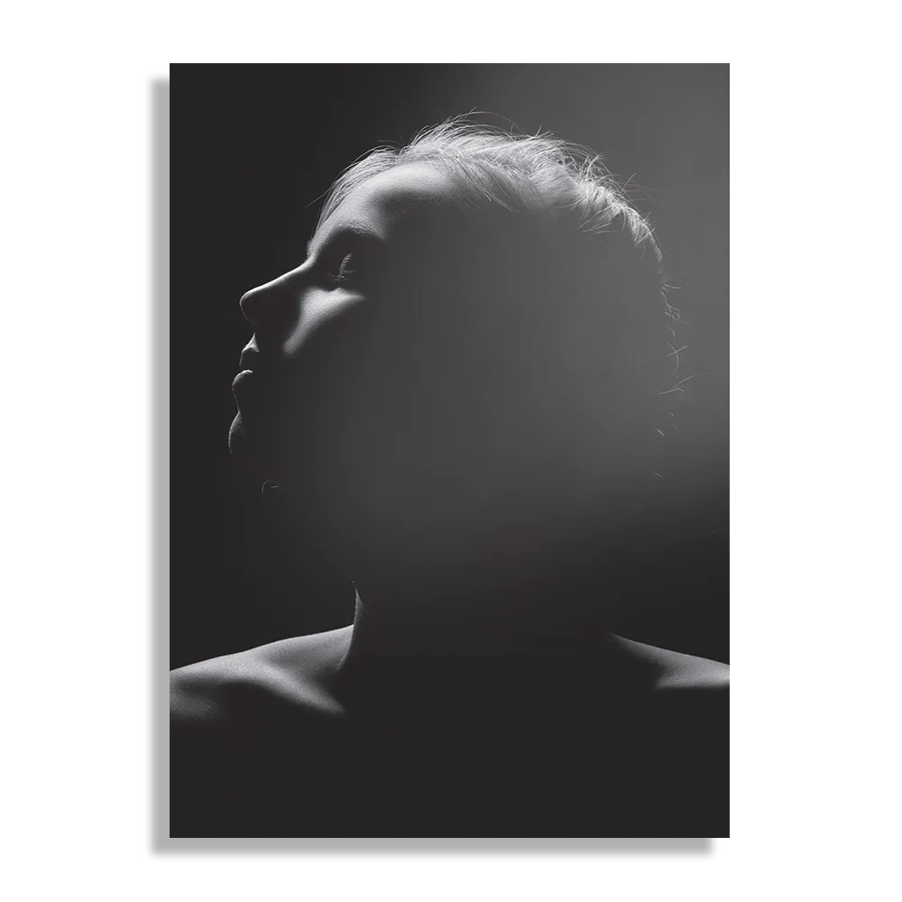 Schilderij Mooie Vrouw Wegkijkend Rechthoek Verticaal Template DB 50 70 Verticaal Mensen 35 1