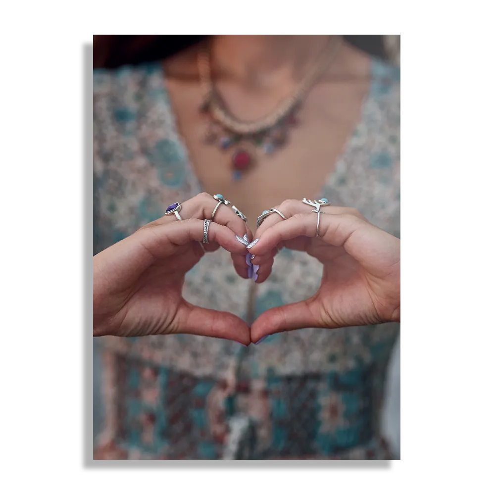 Schilderij Liefde In Een Handgebaar Rechthoek Verticaal Template DB 50 70 Verticaal Mensen 42 1