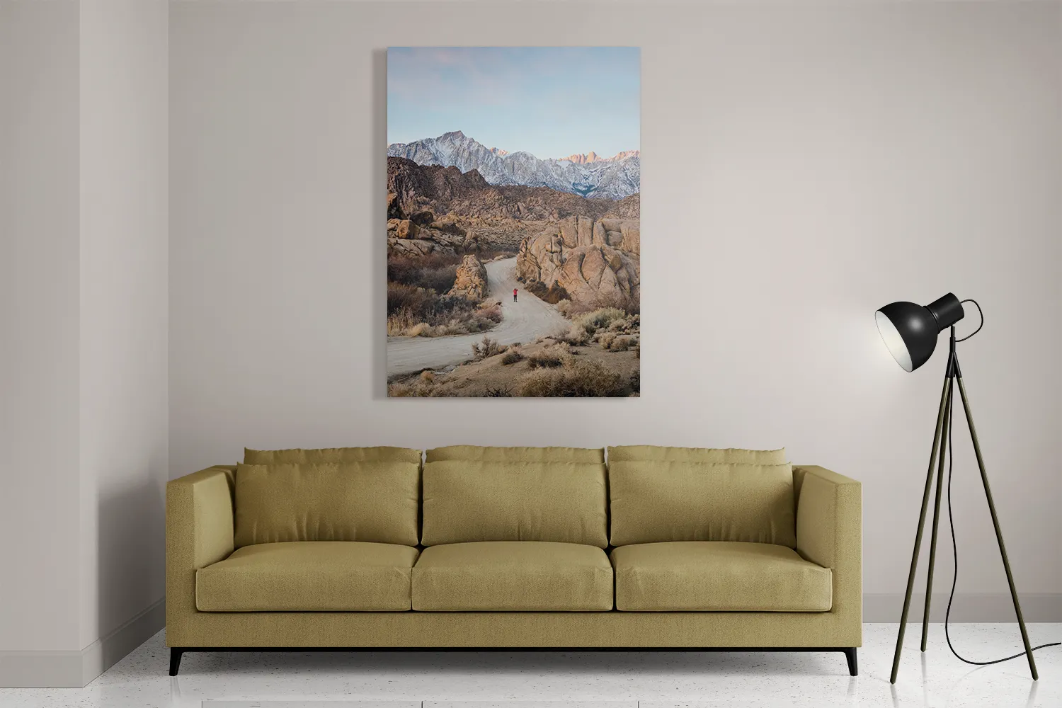 Schilderij Mount Whitney Rechthoek Verticaal Template DB 50 70 Verticaal Natuur 16 2