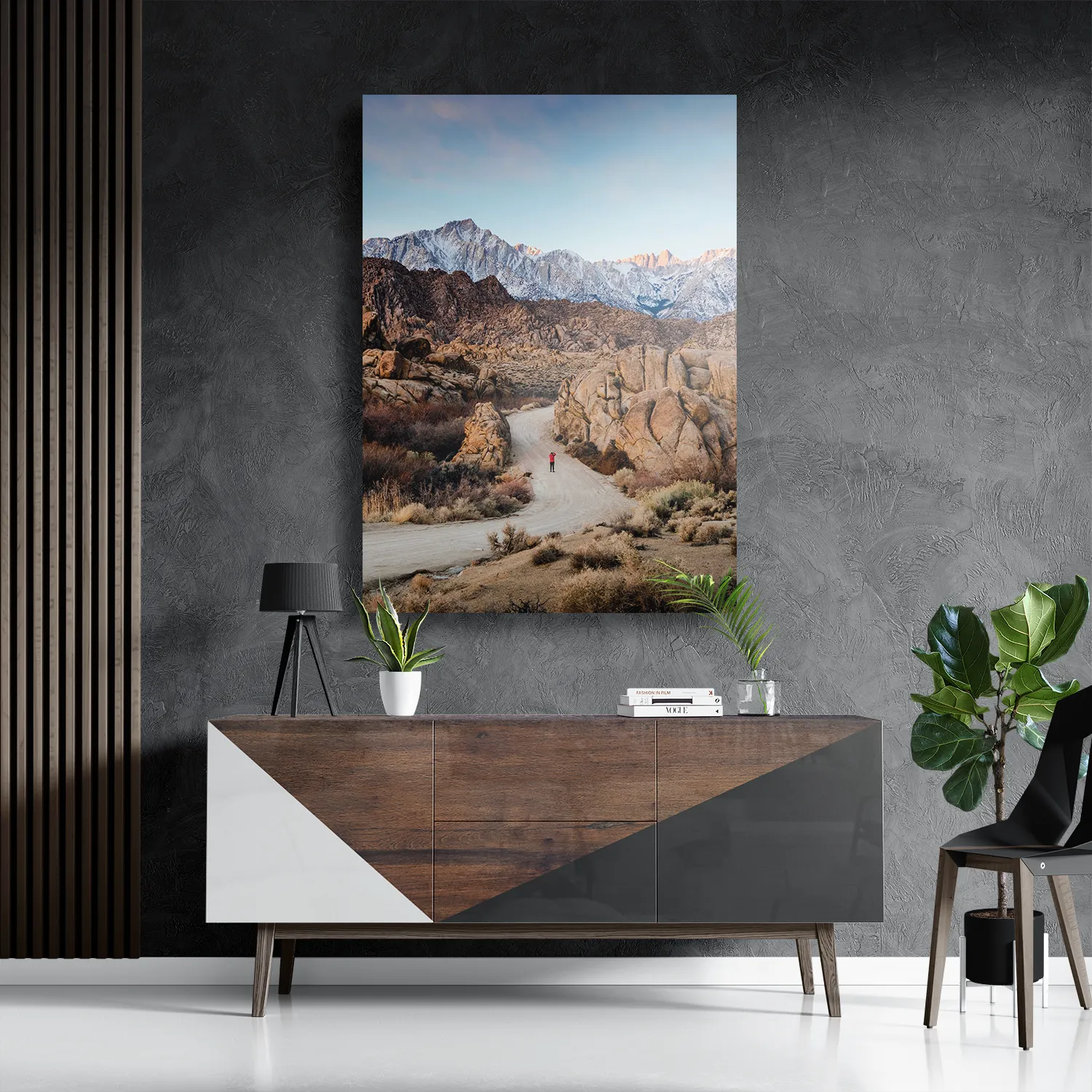Schilderij Mount Whitney Rechthoek Verticaal Template DB 50 70 Verticaal Natuur 16 3