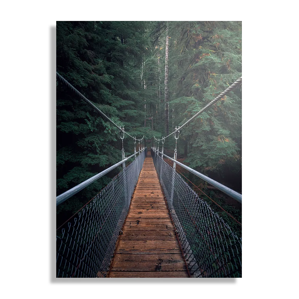 Schilderij Over de brug Rechthoek Verticaal Template DB 50 70 Verticaal Natuur 18 1