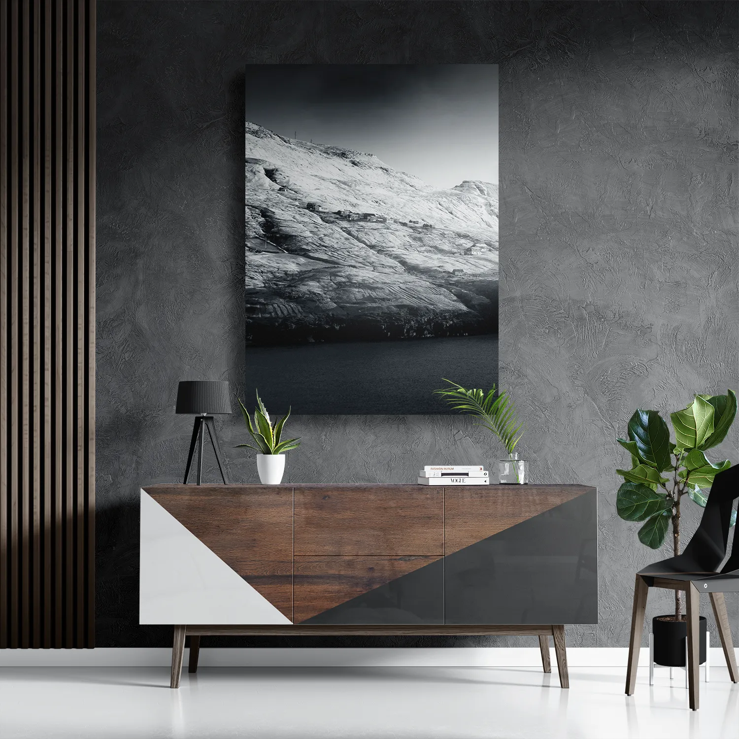 Schilderij Gletsjer Rechthoek Verticaal Template DB 50 70 Verticaal Natuur 2 3