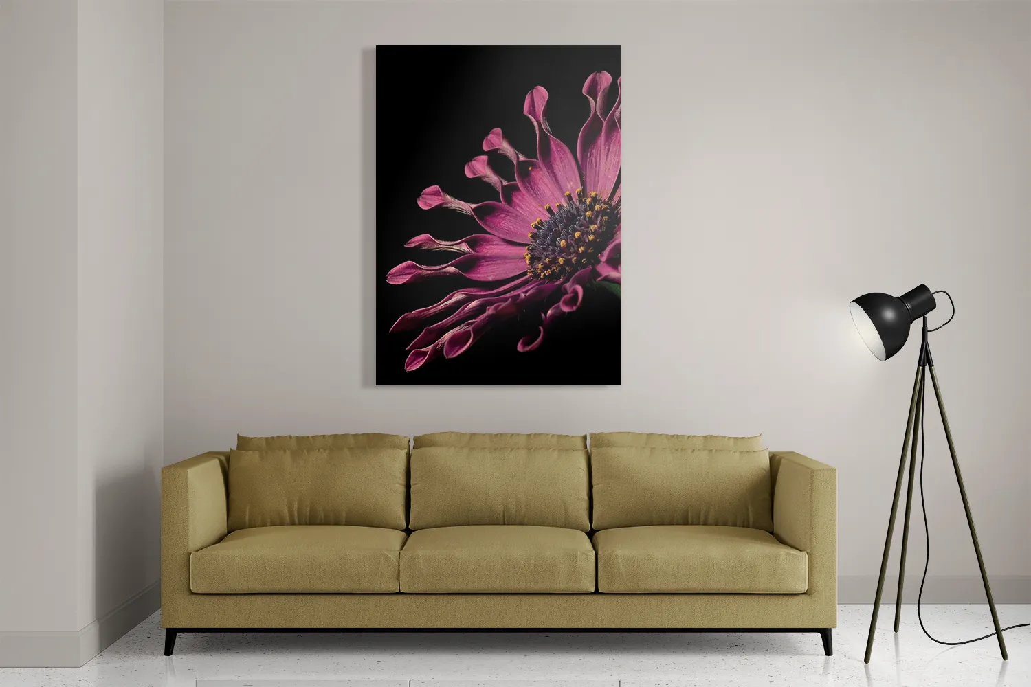 Schilderij Aster Bloem Rechthoek Verticaal Template DB 50 70 Verticaal Natuur 22 2