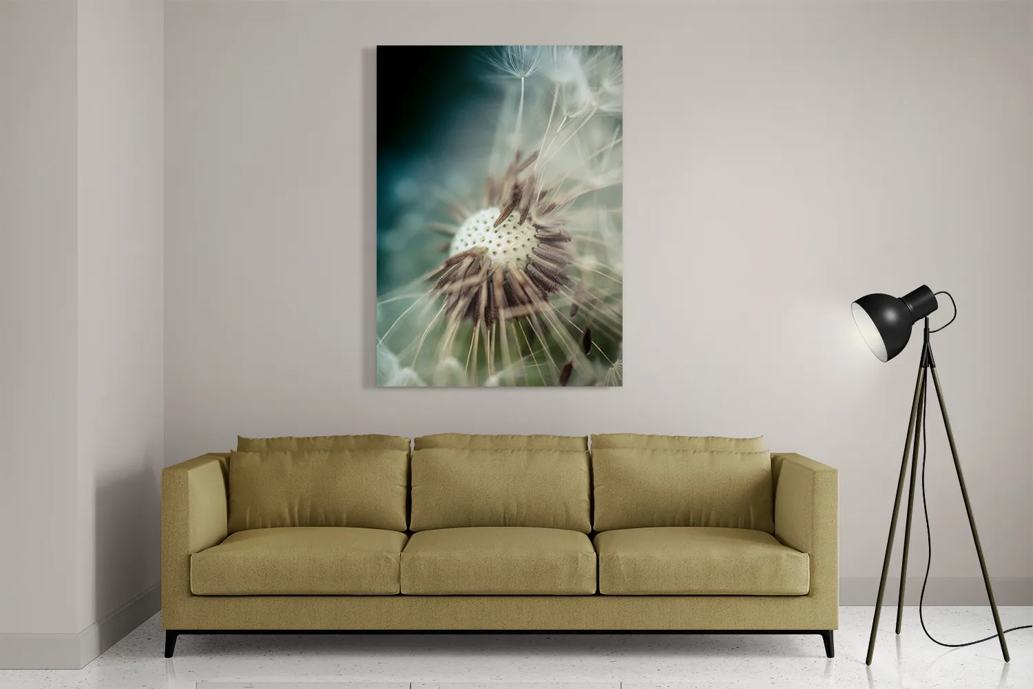 Schilderij Paardenbloem pluis 2 Rechthoek Verticaal Template DB 50 70 Verticaal Natuur 26 2
