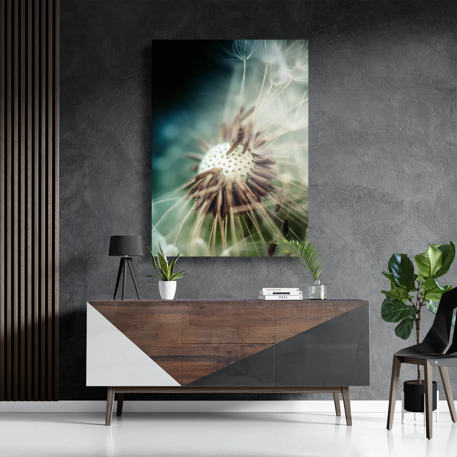 Schilderij Paardenbloem pluis 2 Rechthoek Verticaal Template DB 50 70 Verticaal Natuur 26 3