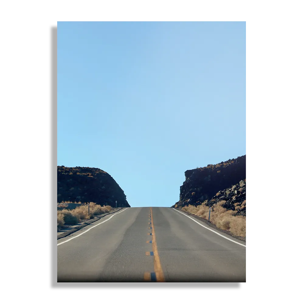 Schilderij Eindeloze weg Rechthoek Verticaal Template DB 50 70 Verticaal Natuur 4 1