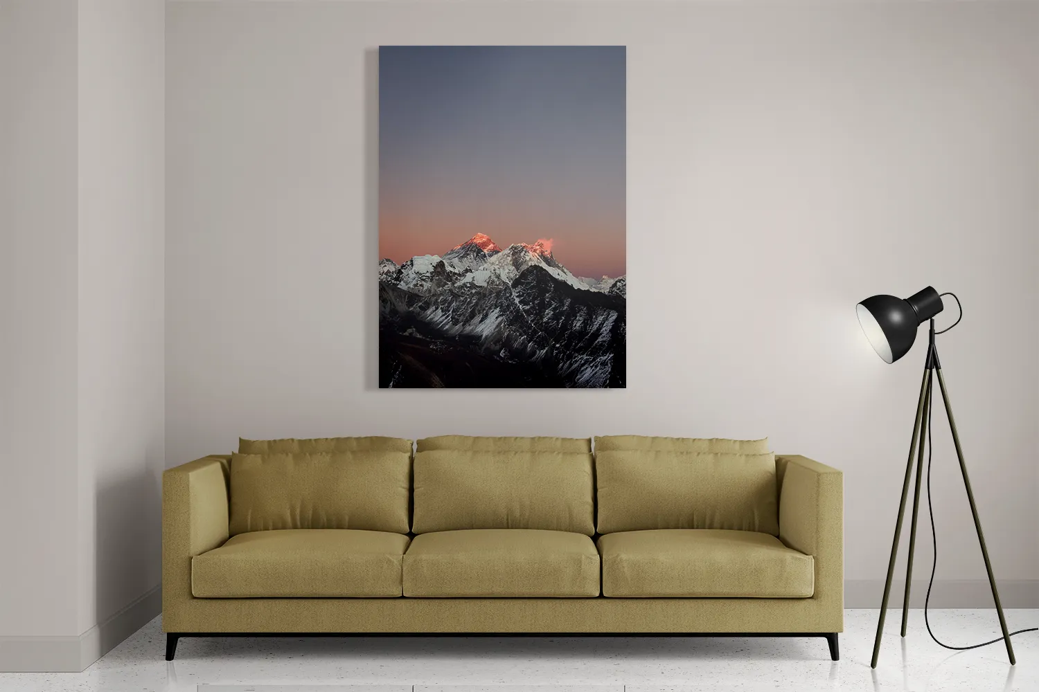 Schilderij Het Witte gebergte Rechthoek Verticaal Template DB 50 70 Verticaal Natuur 45 2