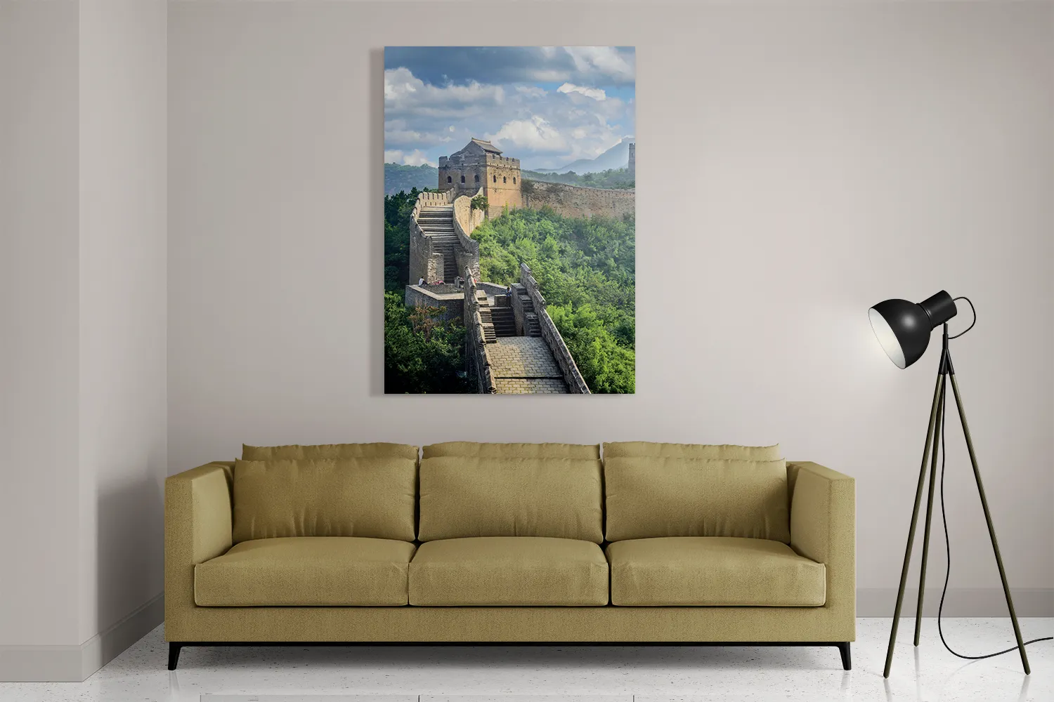 Schilderij De Chinese muur 2 Rechthoek Verticaal Template DB 50 70 Verticaal Natuur 51 2