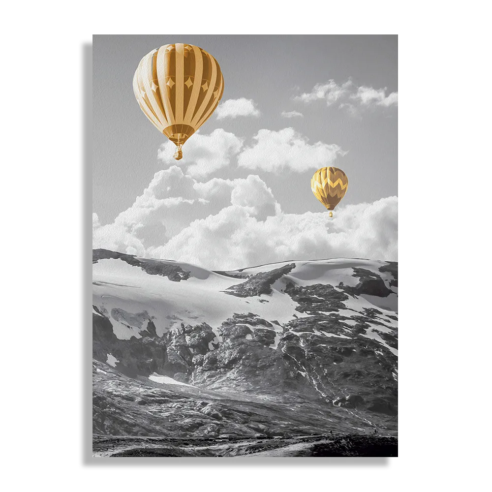 Schilderij De gele Ballon Rechthoek Verticaal Template DB 50 70 Verticaal Natuur 6 1