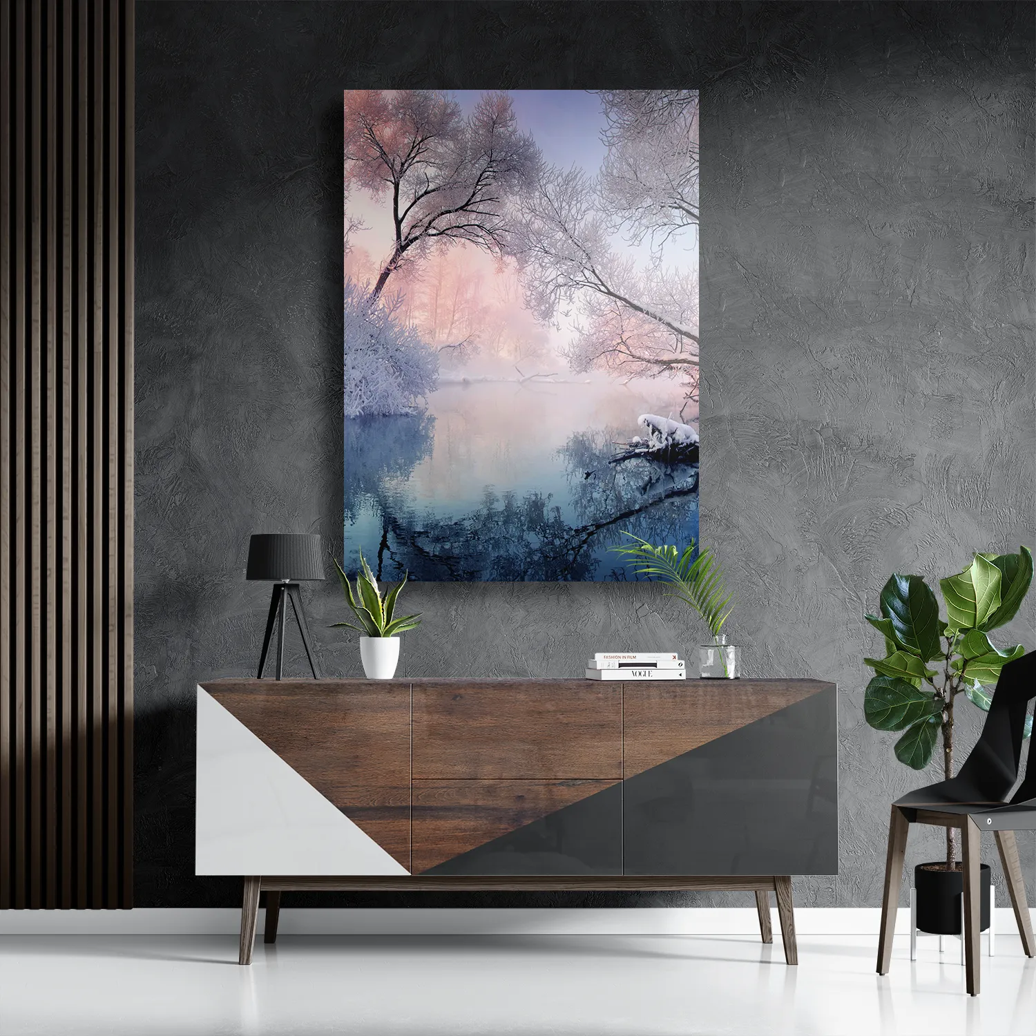 Schilderij Winter is coming Rechthoek Verticaal Template DB 50 70 Verticaal Natuur 62 3