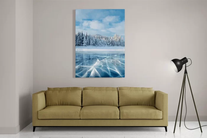 Schilderij Ijzige winter Rechthoek Verticaal Template DB 50 70 Verticaal Natuur 63 2