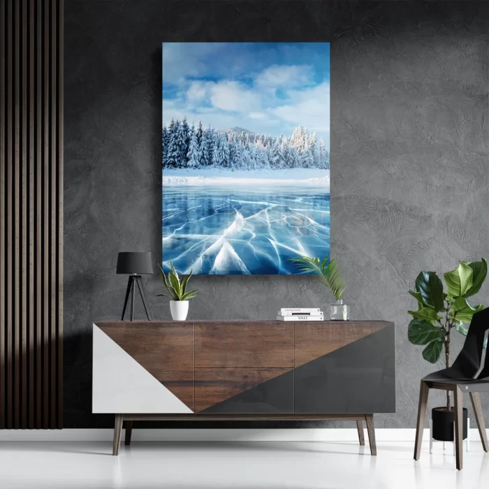 Schilderij Ijzige winter Rechthoek Verticaal Template DB 50 70 Verticaal Natuur 63 3