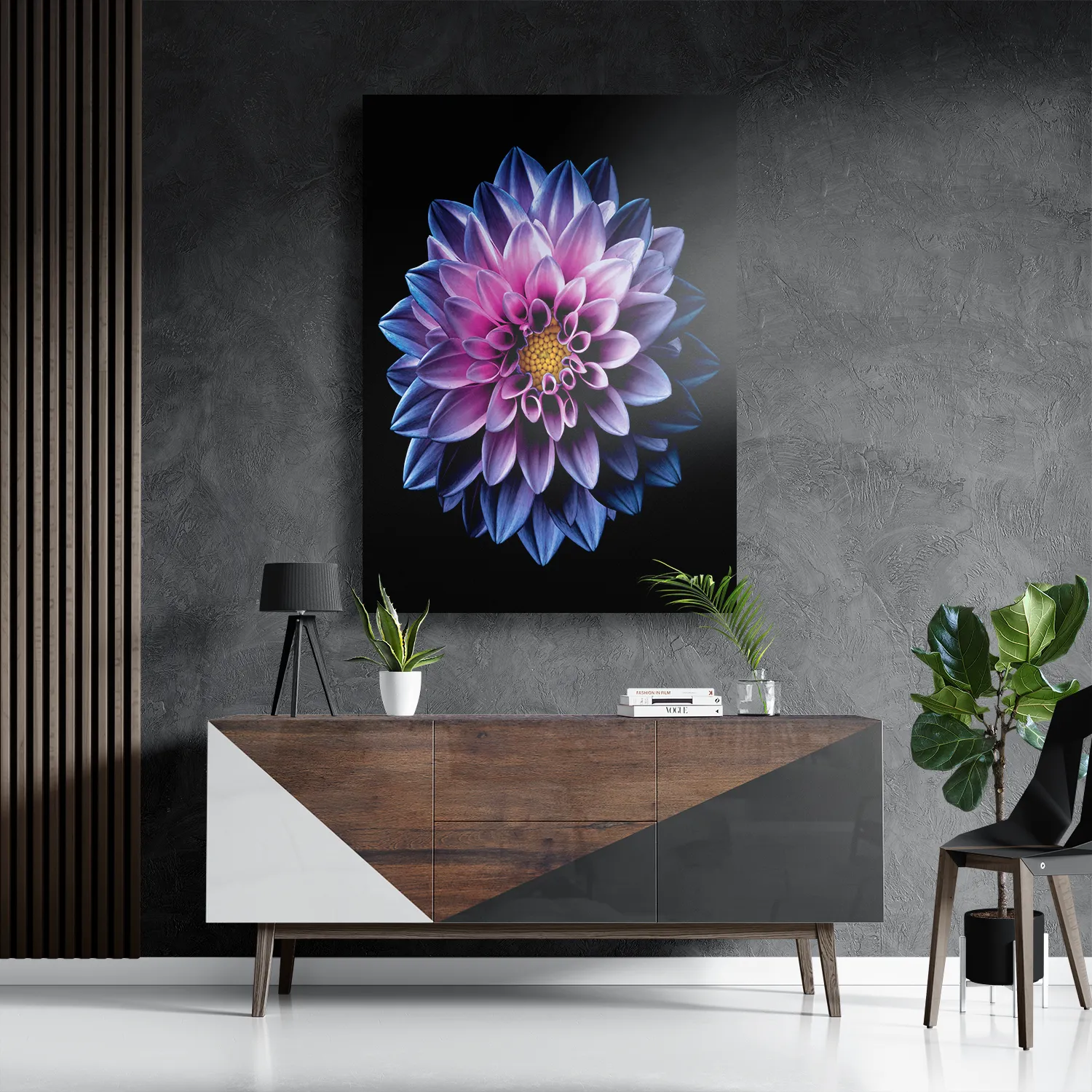 Template_DB_50-70_Verticaal_Natuur_67-3 Schilderij Paarse Dahlia Rechthoek Verticaal Template DB 50 70 Verticaal Natuur 67 3