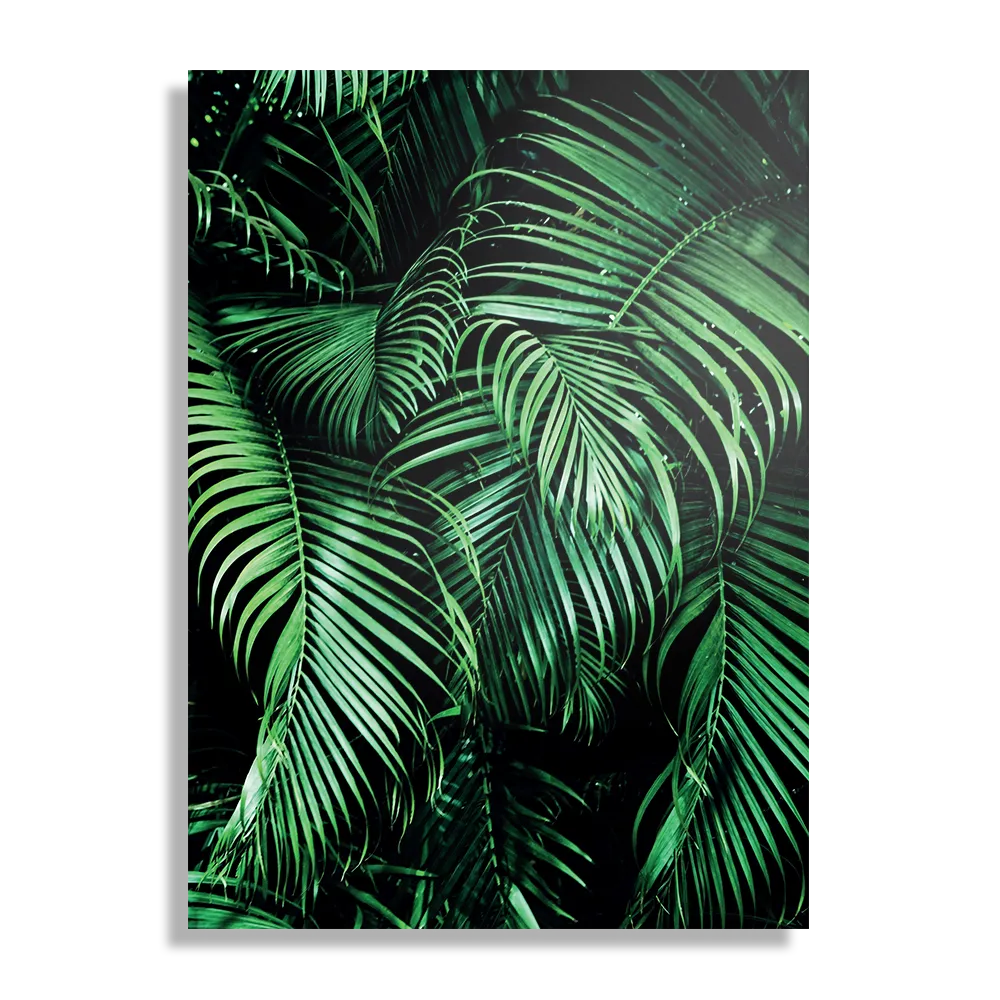 Schilderij Groen blad Rechthoek Verticaal Template DB 50 70 Verticaal Natuur 68 1