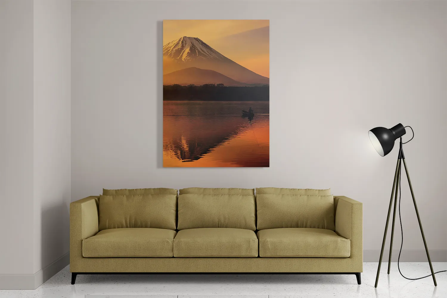 Schilderij Fuji Rechthoek Verticaal Template DB 50 70 Verticaal Natuur 69 2