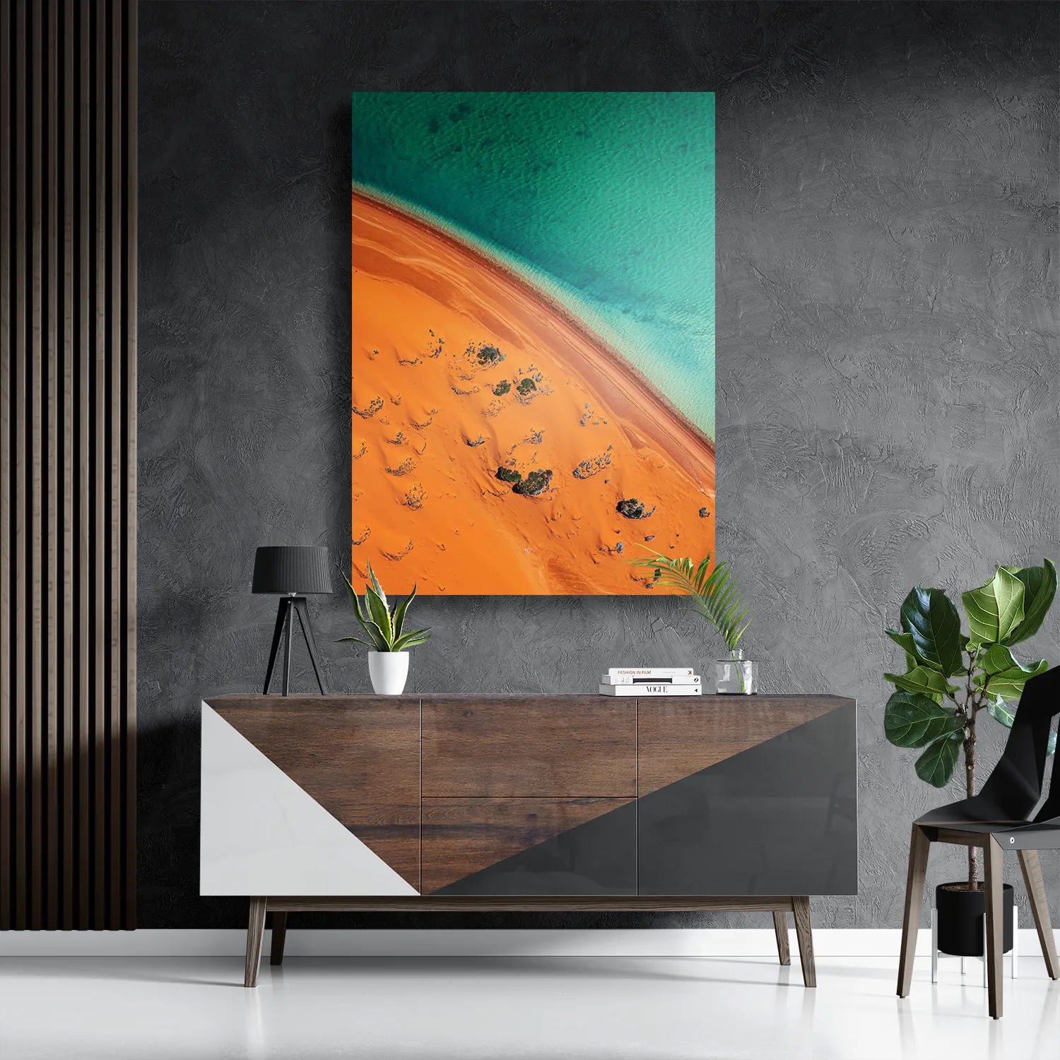 Schilderij Kleurrijke woestijn Rechthoek Verticaal Template DB 50 70 Verticaal Natuur 79 3