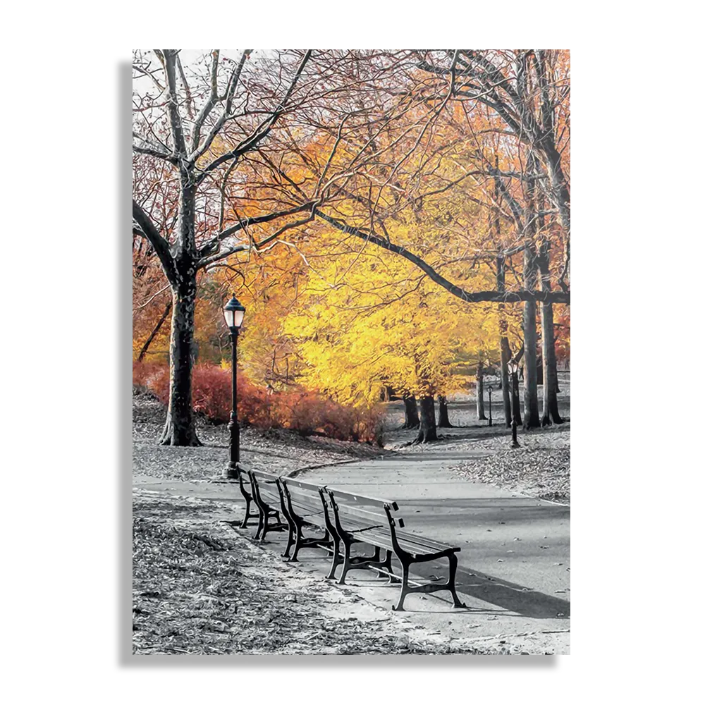 Schilderij De gele Steiger Rechthoek Verticaal Template DB 50 70 Verticaal Natuur 8 1