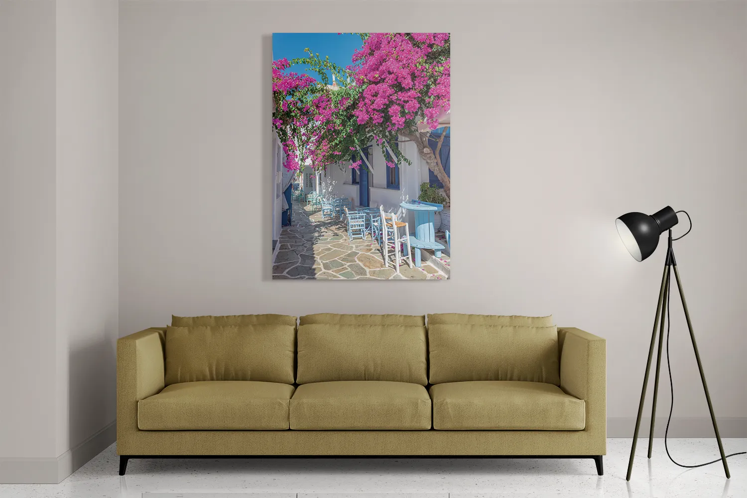 Schilderij Kleurrijk griekenland Rechthoek Verticaal Template DB 50 70 Verticaal Natuur 83 2