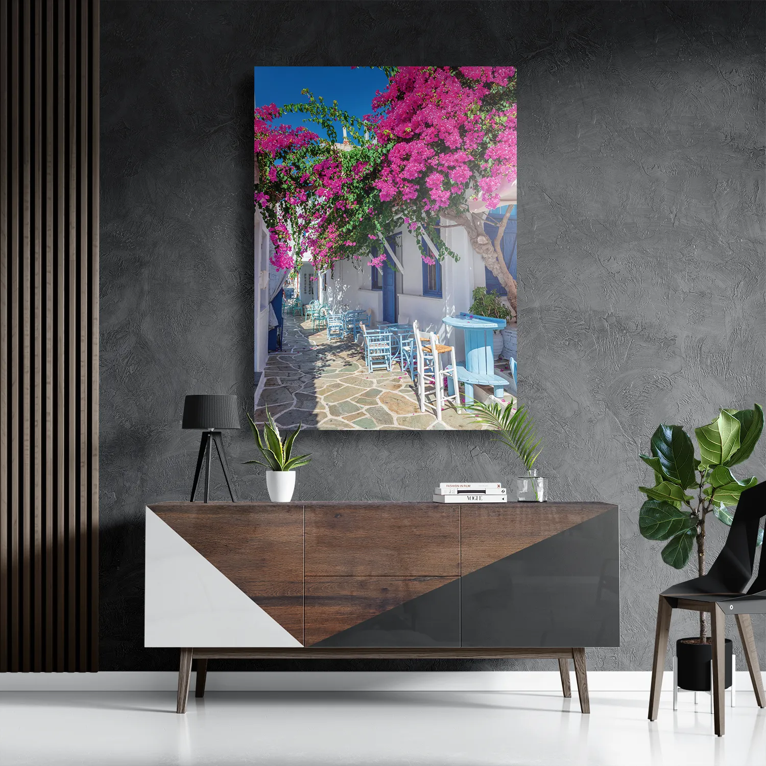 Schilderij Kleurrijk griekenland Rechthoek Verticaal Template DB 50 70 Verticaal Natuur 83 3