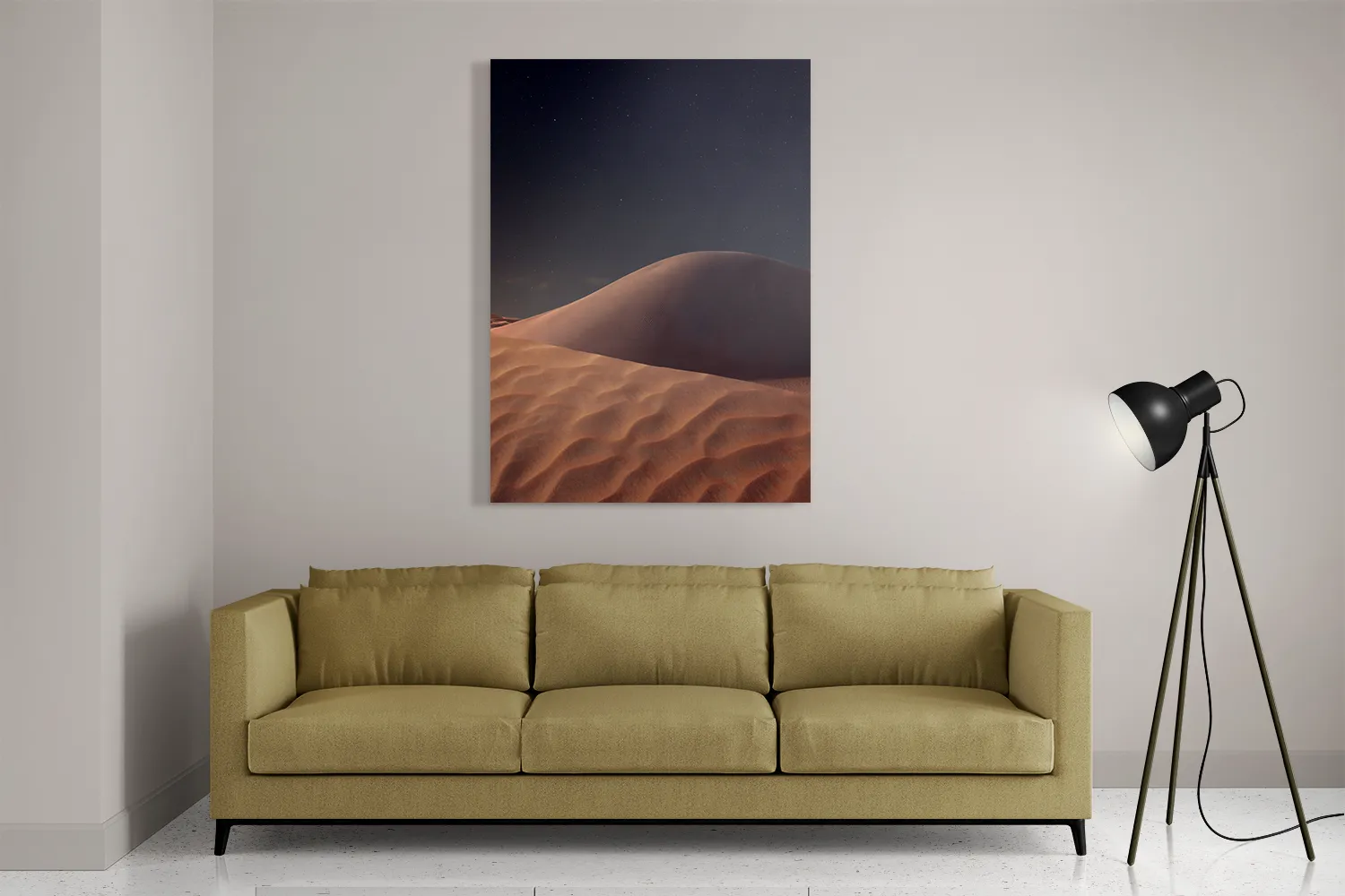 Schilderij De woestijn Rechthoek Verticaal Template DB 50 70 Verticaal Natuur 86 2