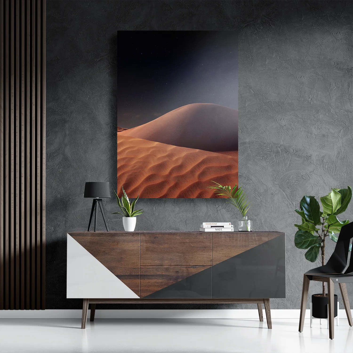 Schilderij De woestijn Rechthoek Verticaal Template DB 50 70 Verticaal Natuur 86 3