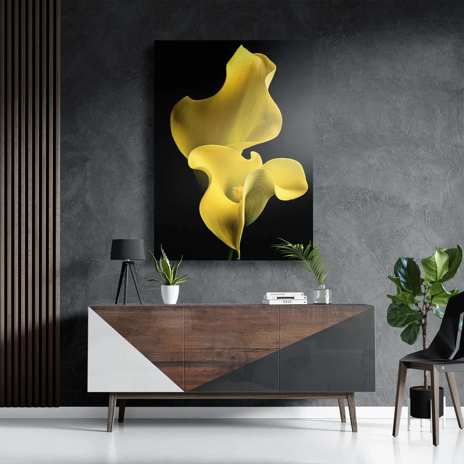 Schilderij Aronskelk Rechthoek Verticaal Template DB 50 70 Verticaal Natuur 87 3