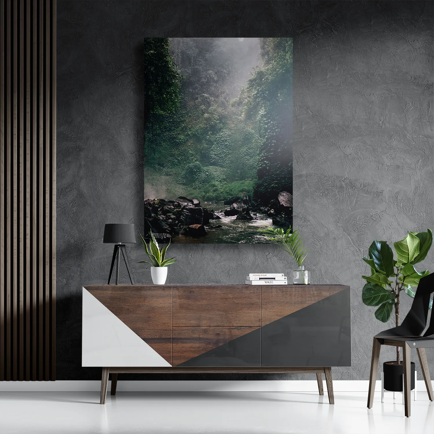 Schilderij Het natuurgeweld Rechthoek Verticaal Template DB 50 70 Verticaal Natuur 9 3