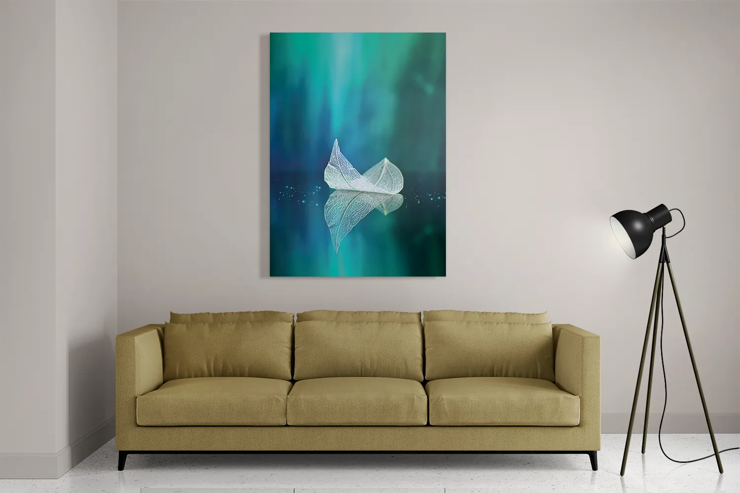 Schilderij Het noorderlicht Rechthoek Verticaal Template DB 50 70 Verticaal Natuur 90 2