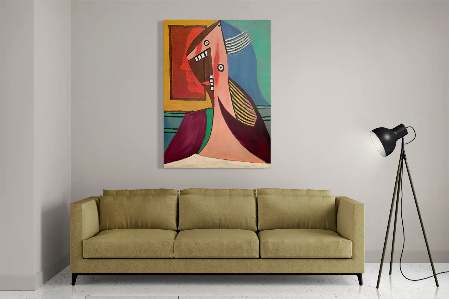 Schilderij Picasso De Vrouw 1929 Rechthoek Verticaal Template DB 50 70 Verticaal Om 13 2