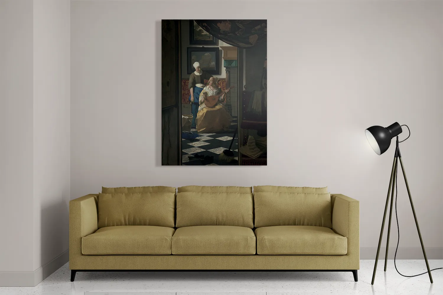 Template_DB_50-70_Verticaal_Om_27-2 Schilderij Johannes Vermeer De liefdes brief 1669 Rechthoek Verticaal Template DB 50 70 Verticaal Om 27 2