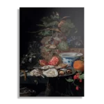 Schilderij Abraham Mignon Stilleven met vruchten, oesters en een porseleinen kom 1660-1679 Rechthoek Verticaal Template DB 50 70 Verticaal Om 28 1