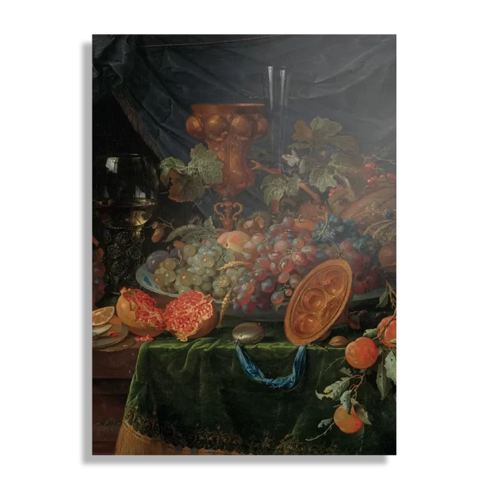 Schilderij Abraham Mignon Stilleven met vruchten en oesters 1660-1679 Rechthoek Verticaal Template DB 50 70 Verticaal Om 31 1