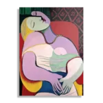 Schilderij Picasso Een Droom 1932 Rechthoek Verticaal Template DB 50 70 Verticaal Om 8 1