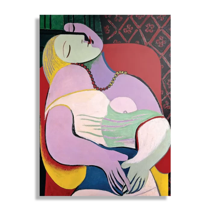 Schilderij Picasso Een Droom 1932 Rechthoek Verticaal Template DB 50 70 Verticaal Om 8 1