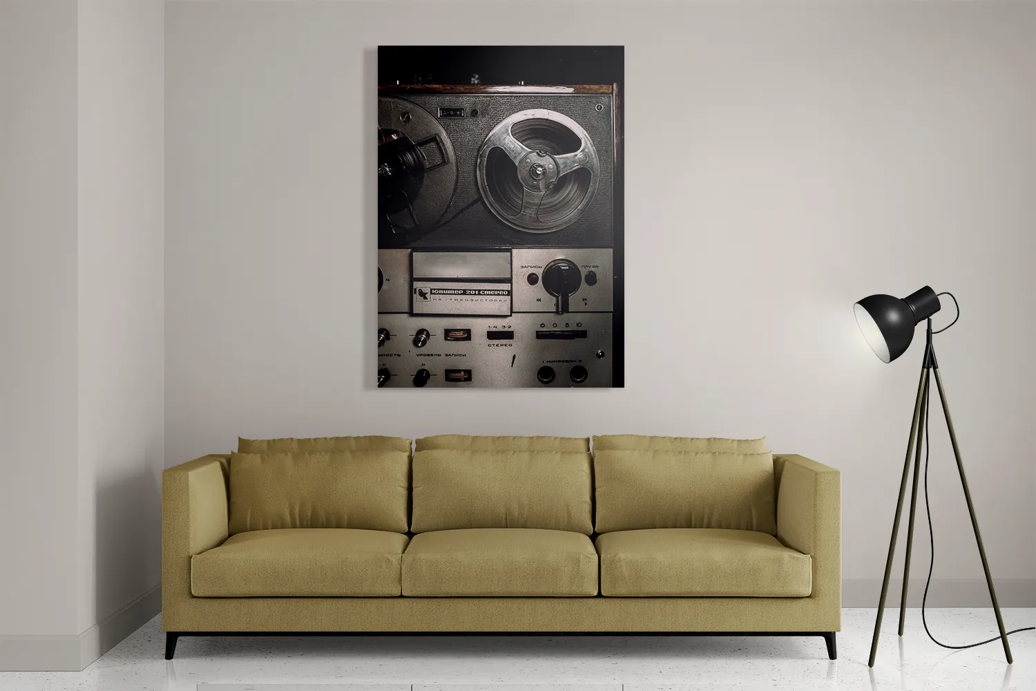 Template_DB_50-70_Verticaal_Retro_11-2 Schilderij De Oude Bandrecorder Rechthoek Verticaal Template DB 50 70 Verticaal Retro 11 2