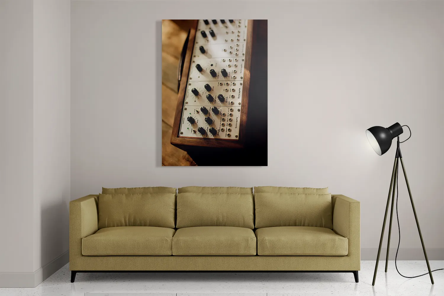 Schilderij Old School Fotocamera Rechthoek Verticaal Template DB 50 70 Verticaal Retro 3 2