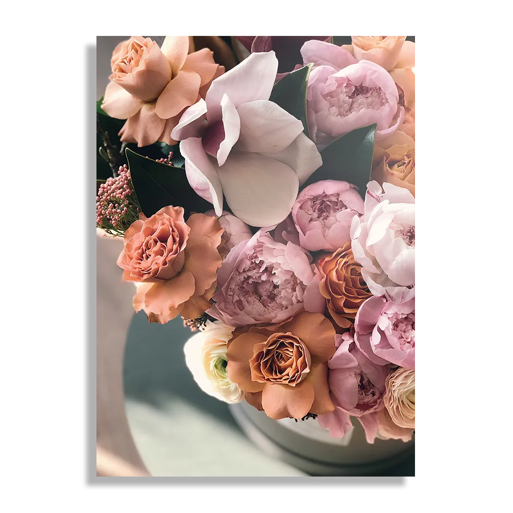 Schilderij Rozen Boeket Rechthoek Verticaal Template DB 50 70 Verticaal Romantisch 12 1