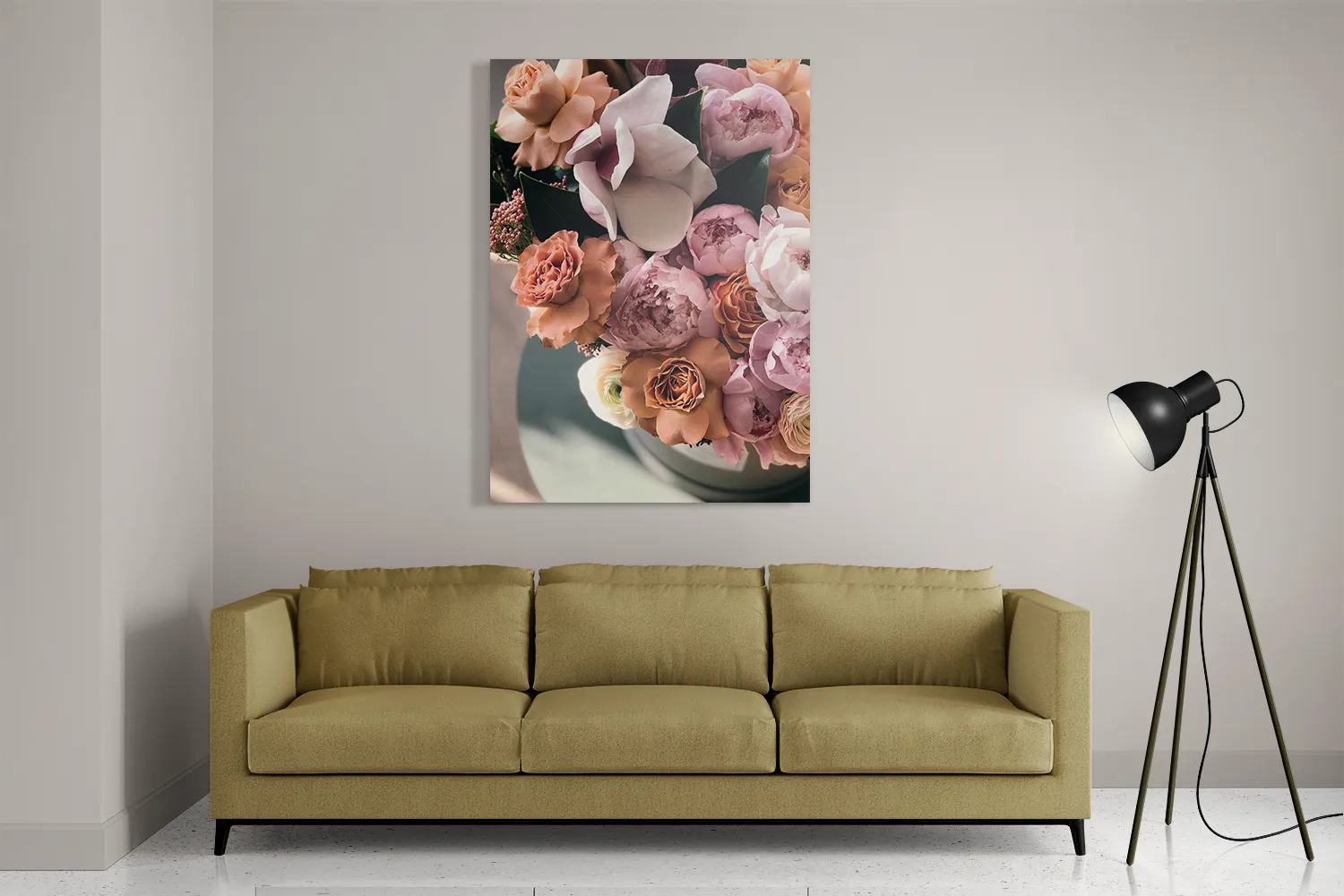 Schilderij Rozen Boeket Rechthoek Verticaal Template DB 50 70 Verticaal Romantisch 12 2