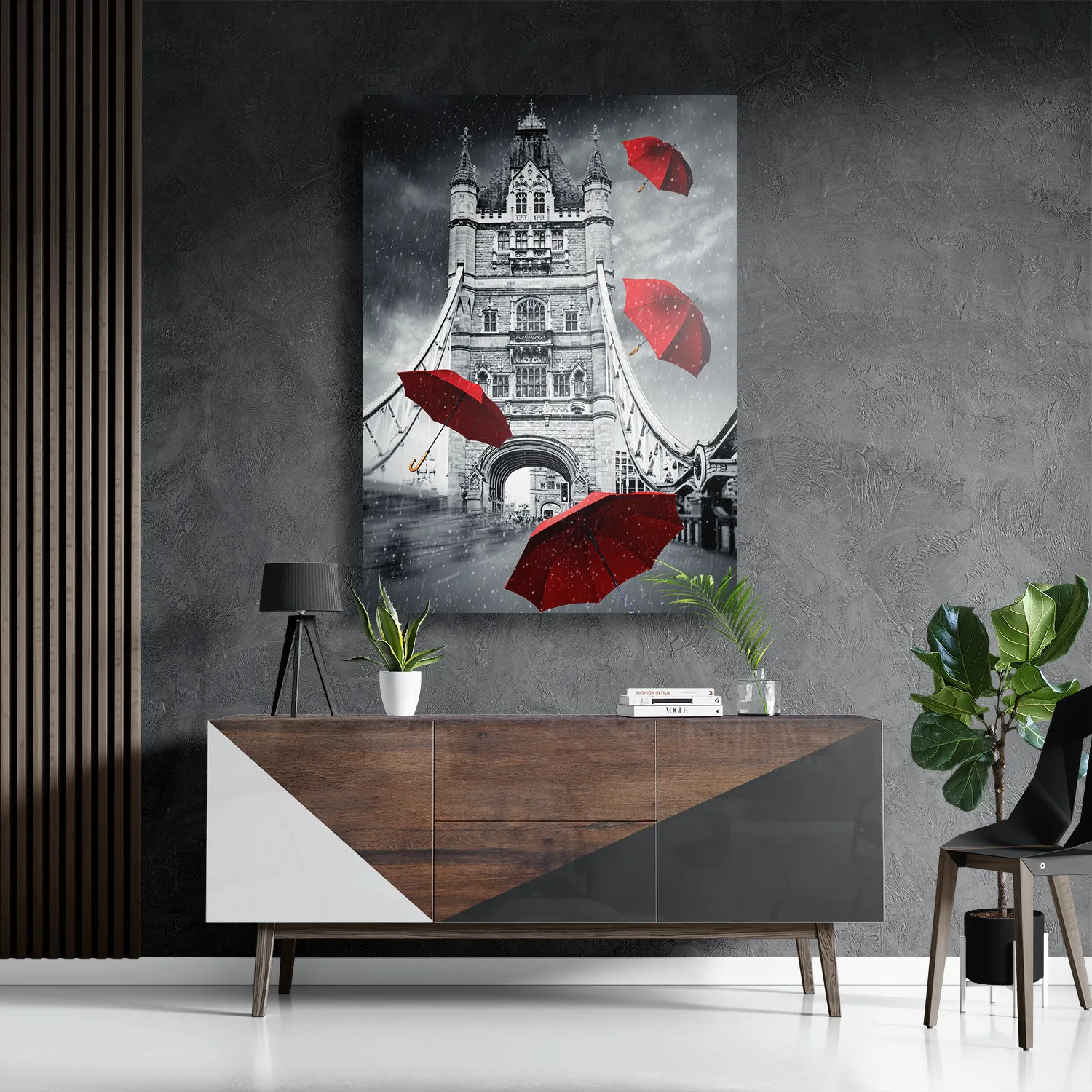 Schilderij Tower Bridge London Rechthoek Verticaal Template DB 50 70 Verticaal Romantisch 17 3