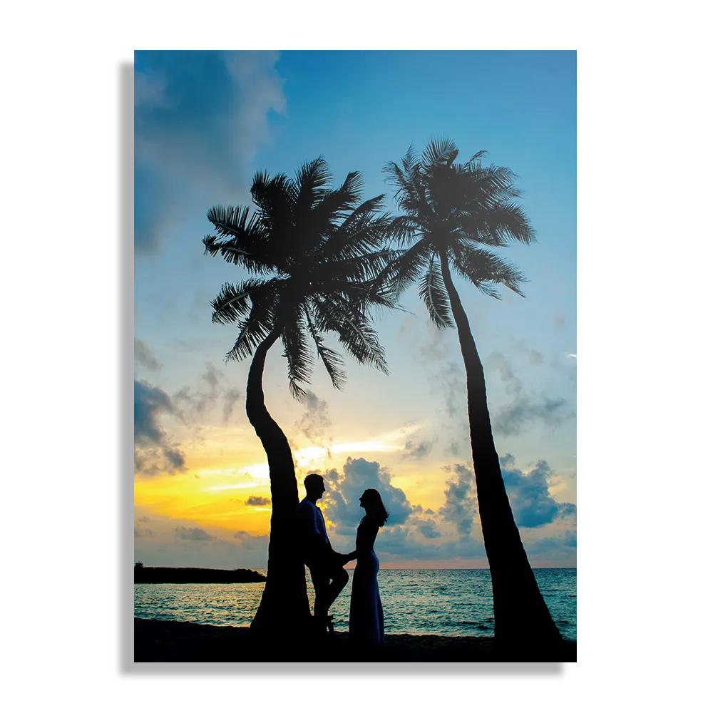 Schilderij Romantiek Op Het Strand Rechthoek Verticaal Template DB 50 70 Verticaal Romantisch 3 1