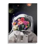 Schilderij The love astronaut Rechthoek Verticaal Template DB 50 70 Verticaal Ruimtevaart 12 1